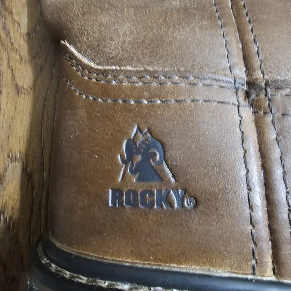Rocky Brown Kid's Western Boots - Picture 4 of 7